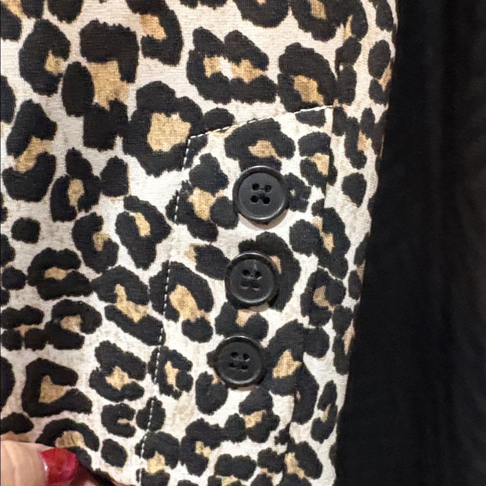 Express Leopard Print Blazer - Picture 6 of 10
